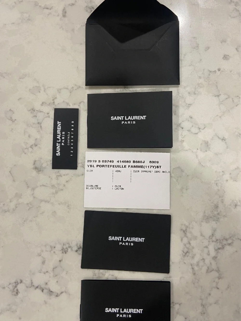 Saint Laurent Paris zip wallet - Picture 5 of 12
